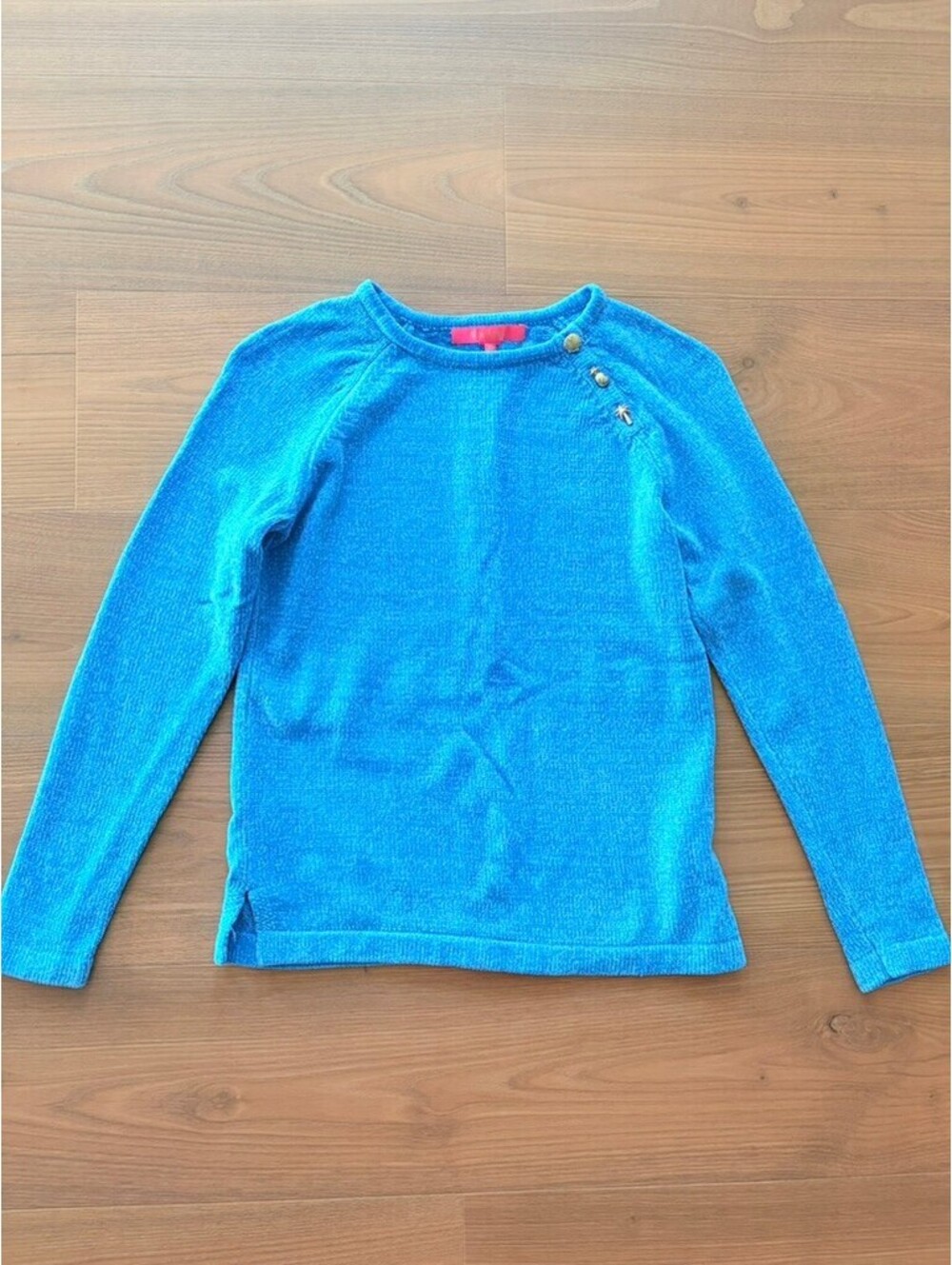 Lilly Pulitzer Pippin Sweater in chenille fabric Blue
